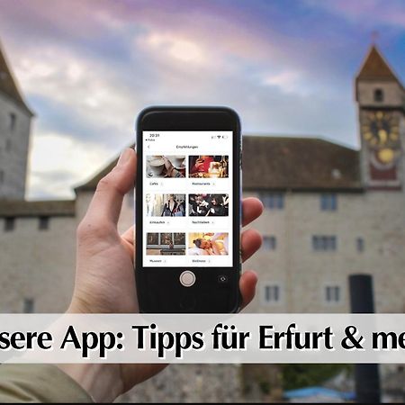 Helle 72Qm Maisonette Wohnung Im Herzen Erfurts Mit Kingsize Bett, Smart-Tv, Etc Kültér fotó