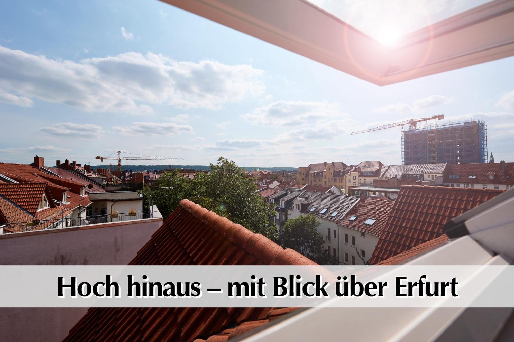 Helle 72Qm Maisonette Wohnung Im Herzen Erfurts Mit Kingsize Bett, Smart-Tv, Etc Kültér fotó