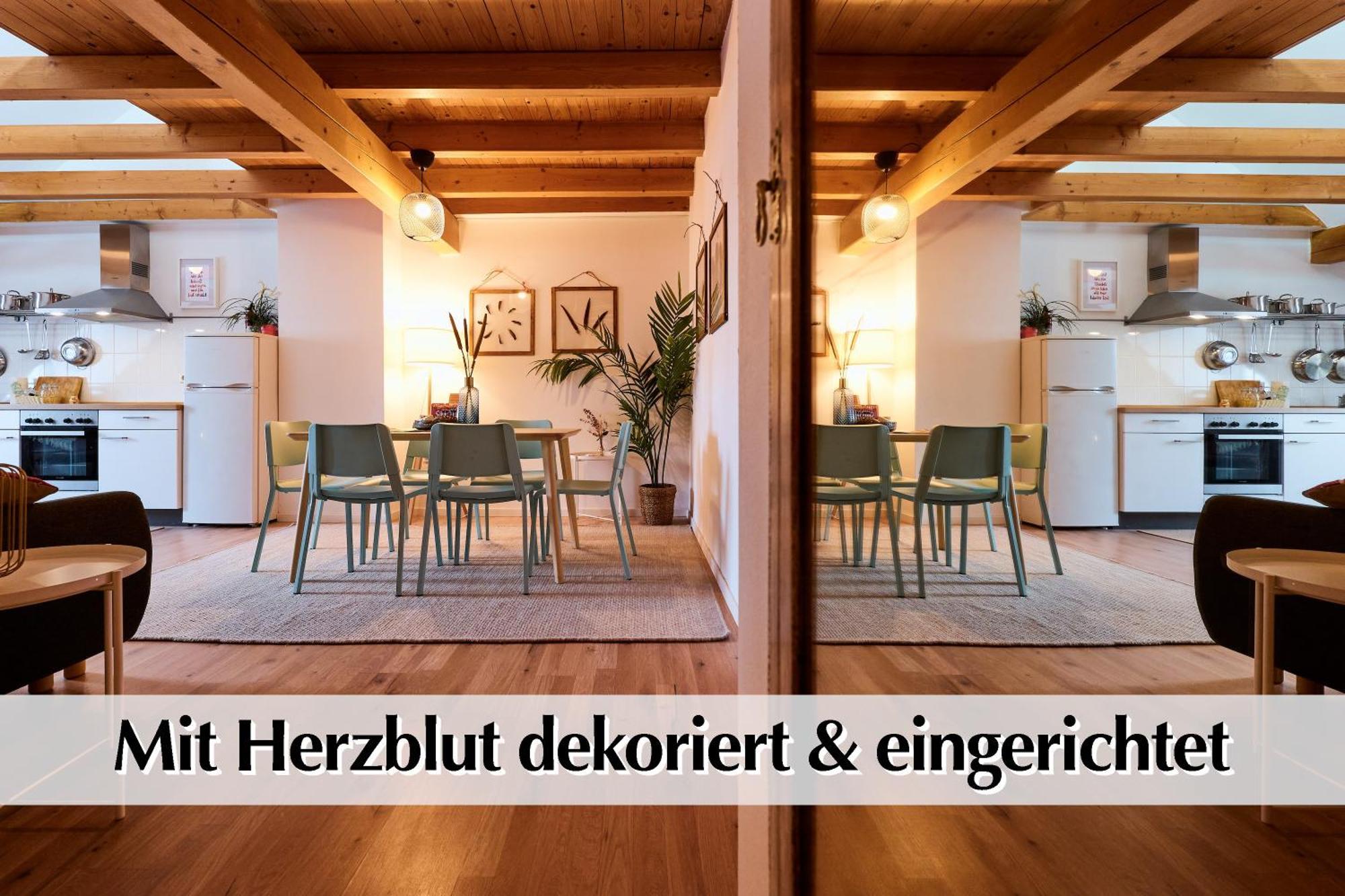 Helle 72Qm Maisonette Wohnung Im Herzen Erfurts Mit Kingsize Bett, Smart-Tv, Etc Kültér fotó