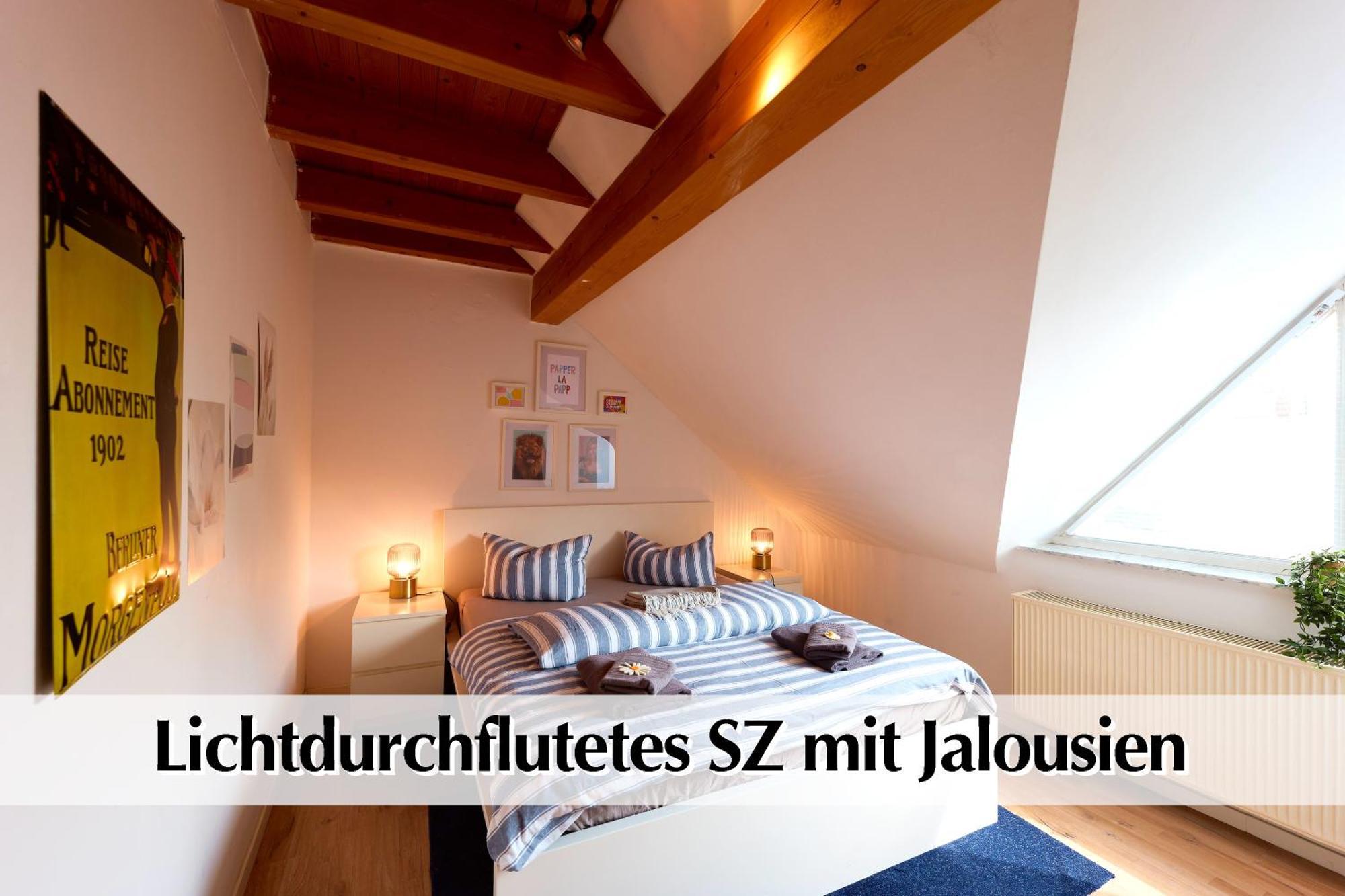 Helle 72Qm Maisonette Wohnung Im Herzen Erfurts Mit Kingsize Bett, Smart-Tv, Etc Kültér fotó